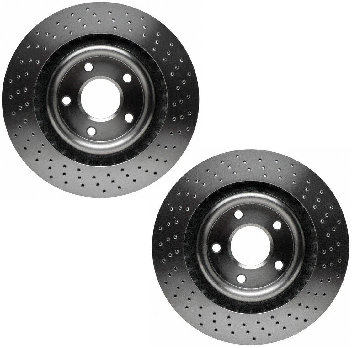 Set of 2 Front Disc Brake Rotors for Chevy Corvette (2006–2012)