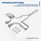 4.5" Tip Exhaust Catback System for Cadillac CTS V Coupe (2011–2014)