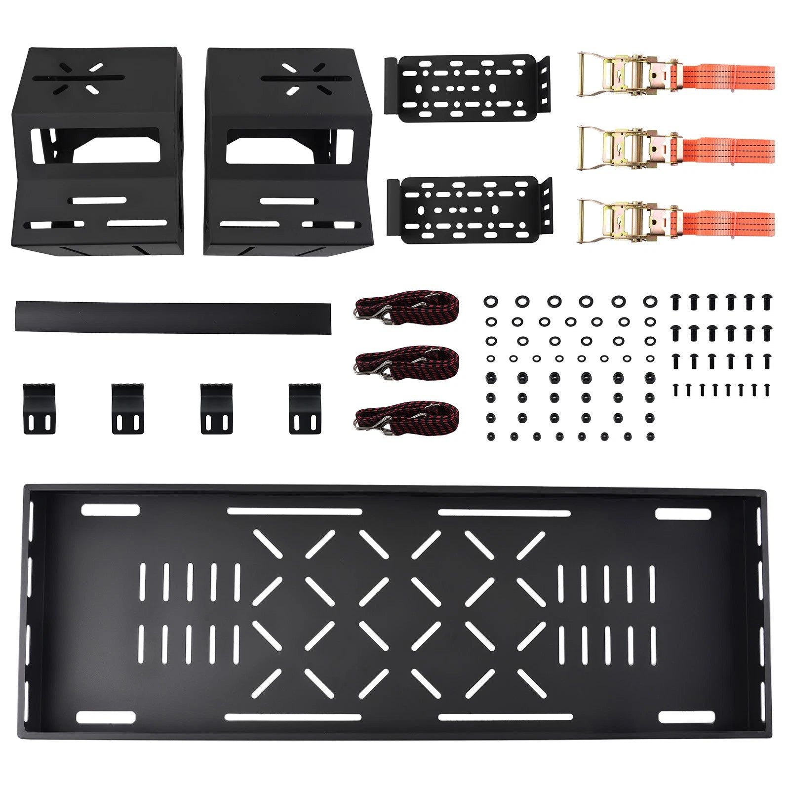 Heavy Duty Tire Rack for Jeep Wrangler (1976–2025) 80lb Capacity Black