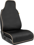 Waterproof Car Seat Cover for Caterpillar Front Seats (1 Piece, Beige Trim)