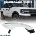 Rear Right Exterior Door Handle for BMW F07 F10 (2009–2017) No. 51217231934 White Silver Tone