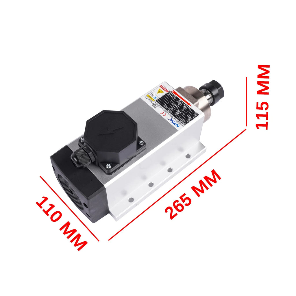 2.2KW Air Cooled Spindle Motor for CNC Milling (24000 RPM)