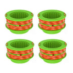 AS1300 Spool for EGO ST1500 ST1500S String Trimmer (0.095in Nylon Line, Set of 4)
