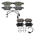 Akebono EURO Front & Rear Ceramic Disc Brake Pad Kit for Audi A6 A7 (2012–2018)