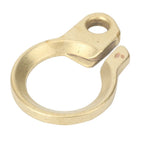 Carabiner Bottle Opener Tool for EDC Outdoor Use - Solid Brass Gold