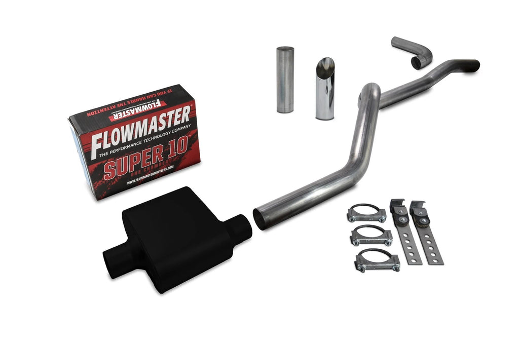 2.5" Aluminized Exhaust for Jeep Cherokee XJ 4.0L (1984–2001) - Flowmaster Super 10 Tip