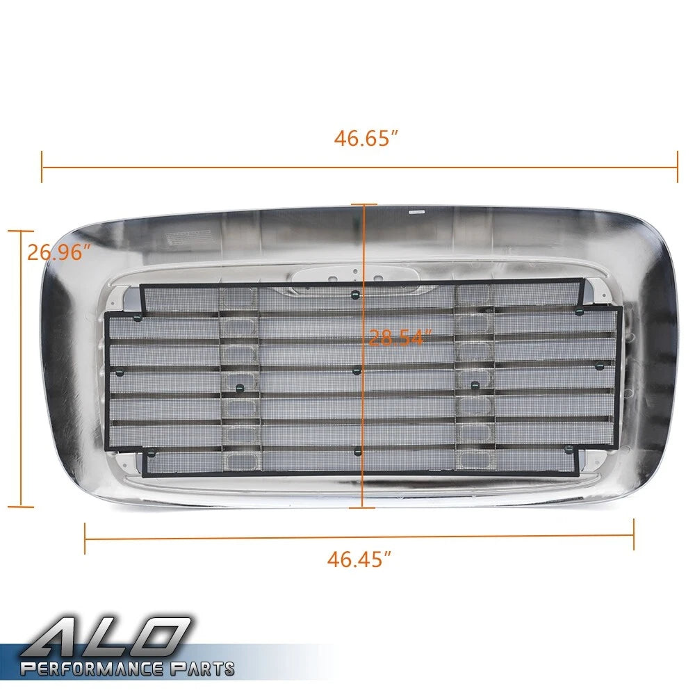 Chrome Grille with Bug Screen for Freightliner Columbia (2000–2008)