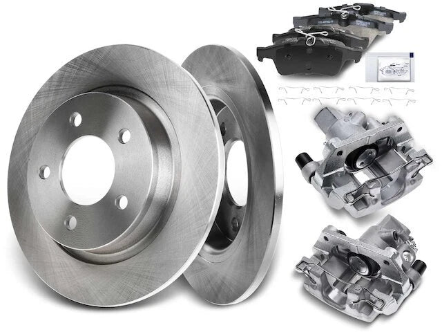 Rear Brake Pad Rotor Caliper Set for Mazda 3 2005–2008 CV967TN