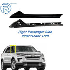 Pair Windshield A-Pillar Molding Trim for Ford Explorer (2011–2019)