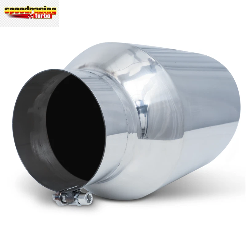 15" Slant Exhaust Pipe for Universal Applications (Chrome)