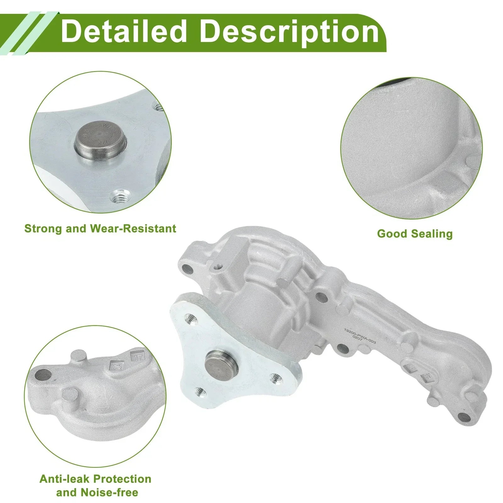 Engine Water Pump for Honda Fit (2007-2008) - Cooling System Replacement