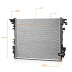 Factory Style Radiator for Jeep Wrangler JL Gladiator 2.0/3.6L (2018–2023) DPI-13754
