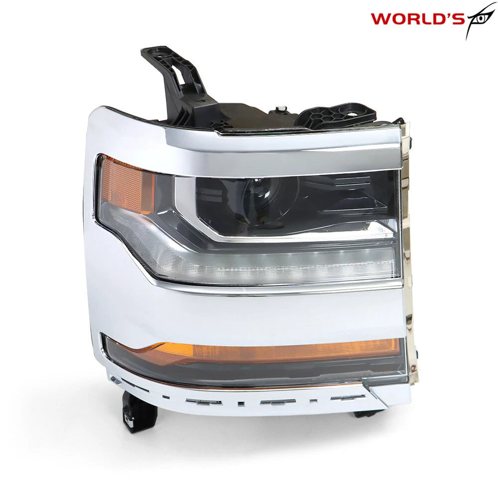 HID Headlight for Chevy Silverado 1500 (2016–2018) Chrome