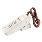 12V 24V 32V Mercury Free Boat Bilge Pump Float Switch - ABS White