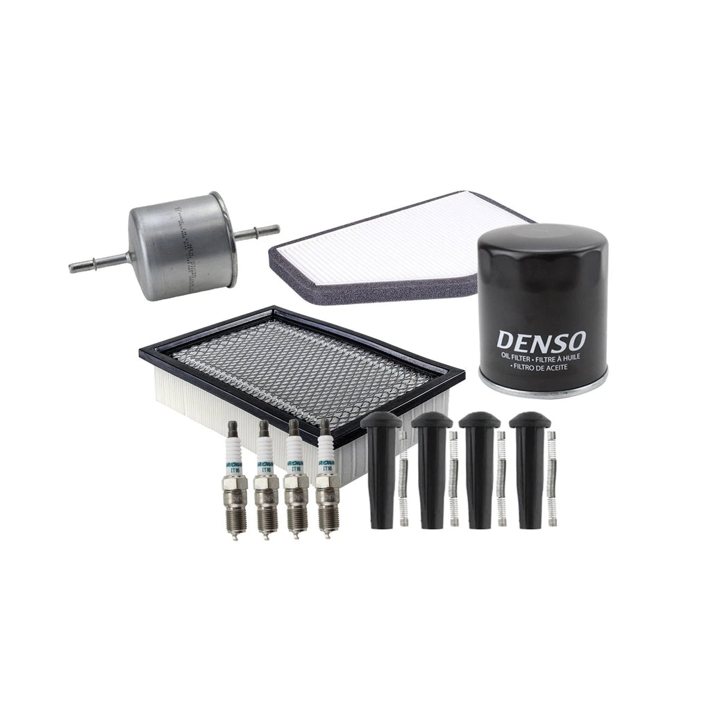 Denso Tune Up Kit 4 Spark Plugs & Boots for Tribute 2001–2008