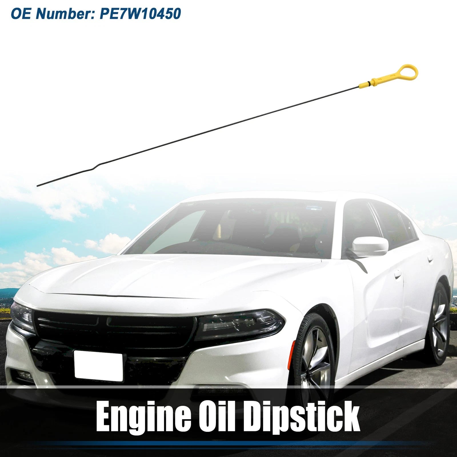 Engine Oil Fluid Level Dipstick for Mazda 626 LX (1998–2002) No.PE7W10450