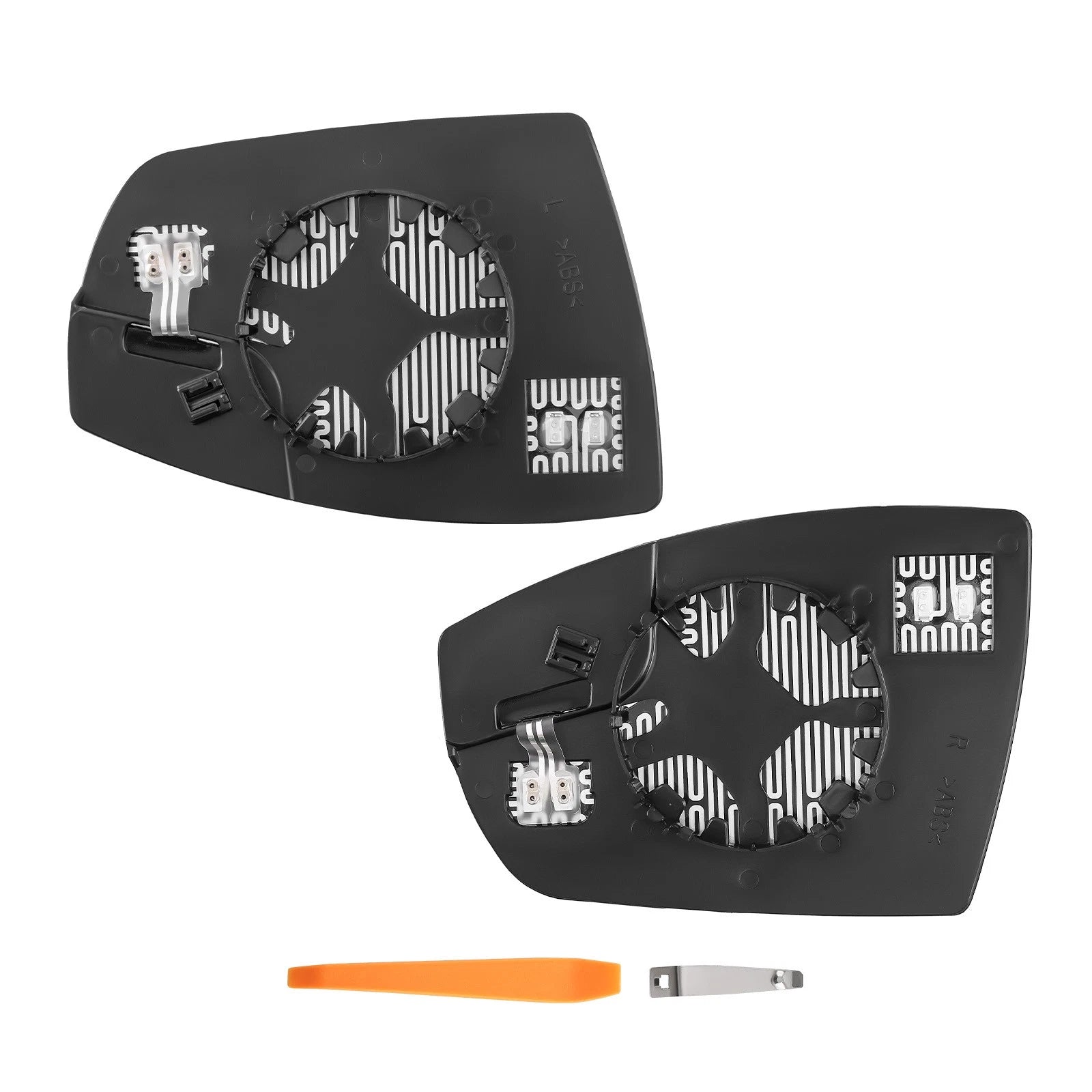 Pair Heated Mirror Glass for Ford C-Max, Escape (2013–2018)