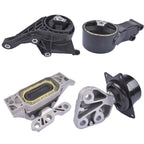 Set of 4 Engine Motor & Transmission Mounts for Chevy Malibu (2013–2015)