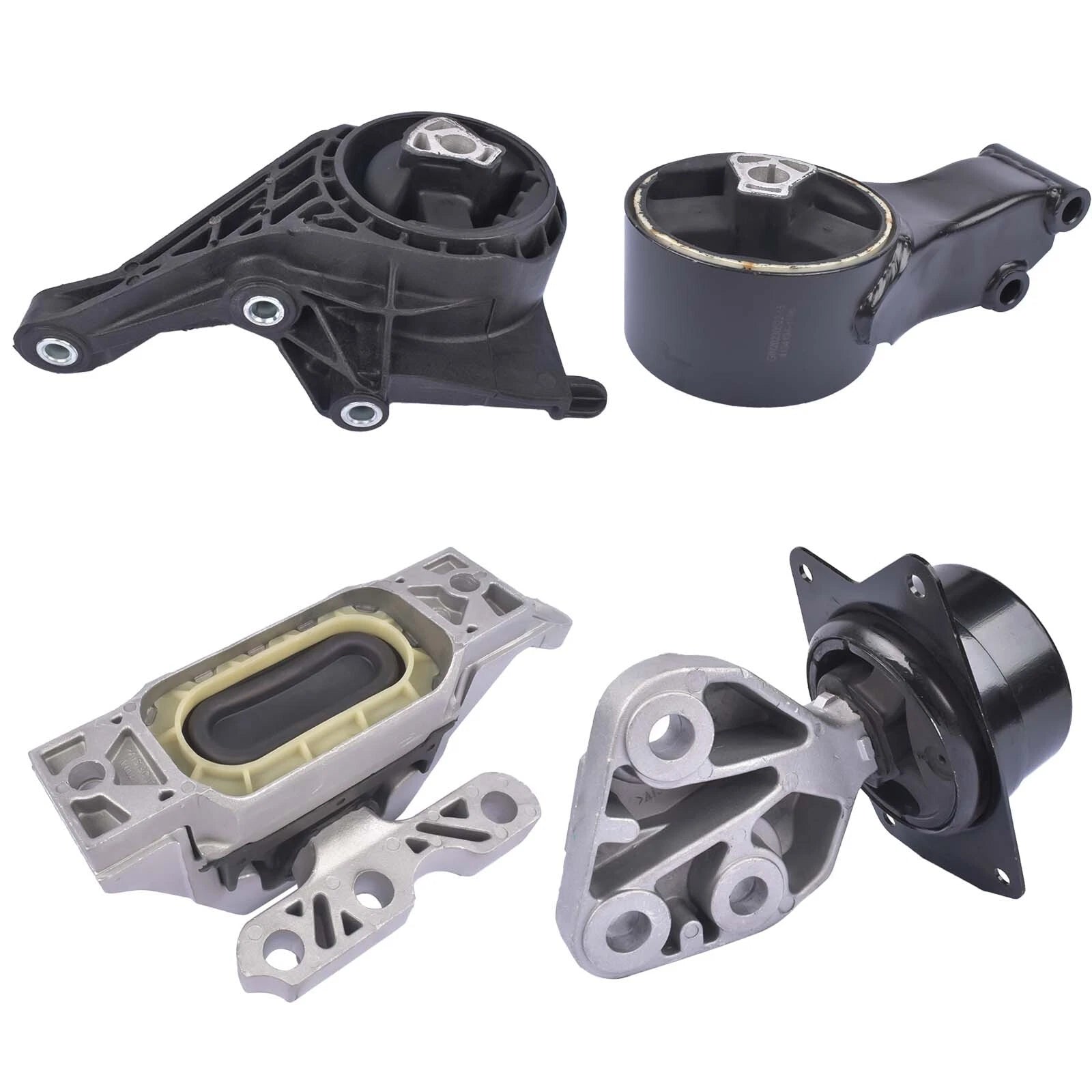 Set of 4 Engine Motor & Transmission Mounts for Chevy Malibu (2013–2015)