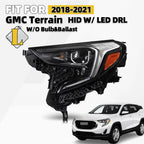 HID/Xenon Headlight with LED DRL for GMC Terrain (2018–2021) - Driver Side