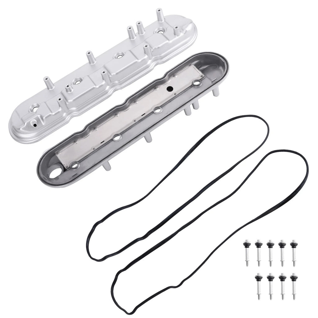 Aluminum Valve Cover w/ Gaskets for Chevrolet Camaro ZL1 6.2L V8 (2012–2015) 12637686