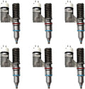 6X Fuel Injectors 153-7923 for Caterpillar C12 3176B (Diesel Engine)