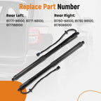 2pcs Electric Tailgate Lift Support Kit for Hyundai Santa Fe (2013–2019)