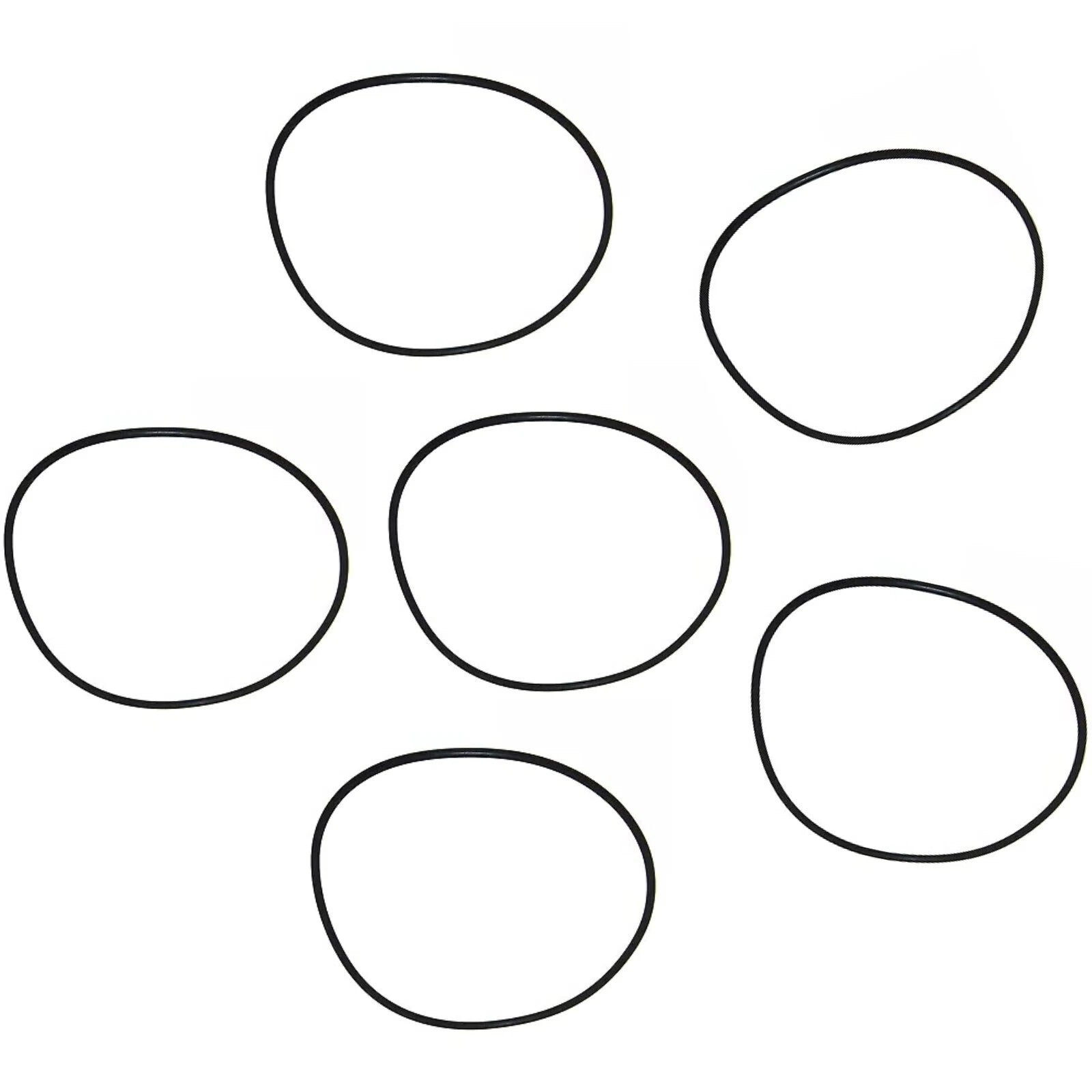 6Pcs Cylinder Head O-Ring for Boat (Replaces 18-7400, 18-7400-9, 908194)