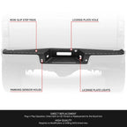 Rear Bumper Step Pad for Ford F-150 (2004–2008) - Black, Sensor Holes