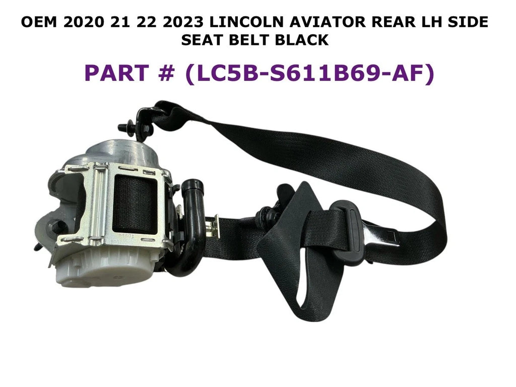 Rear Left Side Seat Belt for Lincoln Aviator (2020–2023) LC5B-S611B69-AF