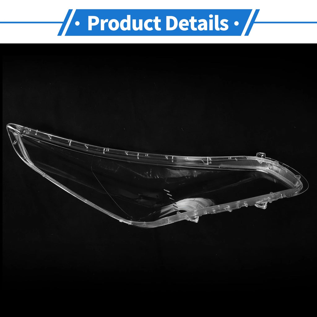 1 Pcs Headlight Lens Cover for Hyundai Sonata (2015–2017) PC Clear