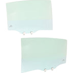 Set of 2 Door Glass for Honda Accord (2008–2012) Rear Driver & Passenger