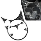 Carbon Fiber Cup Holder Panel Cover for Fiat 500 (2012-2015)