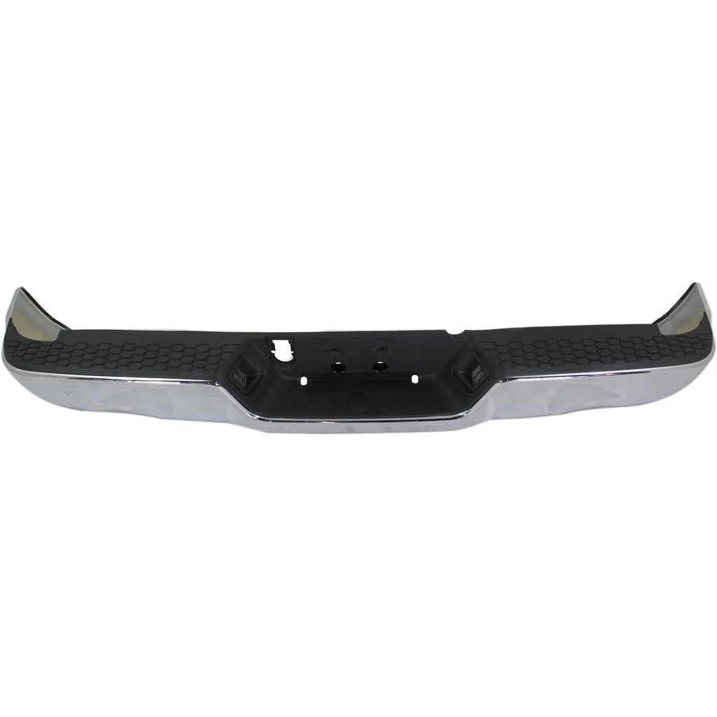Step Bumper for Ram 1500 (2011–2018) Rear Dual Exhaust Chrome