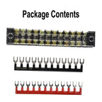 12 Positions Electric Barrier Terminal Block for Universal Applications