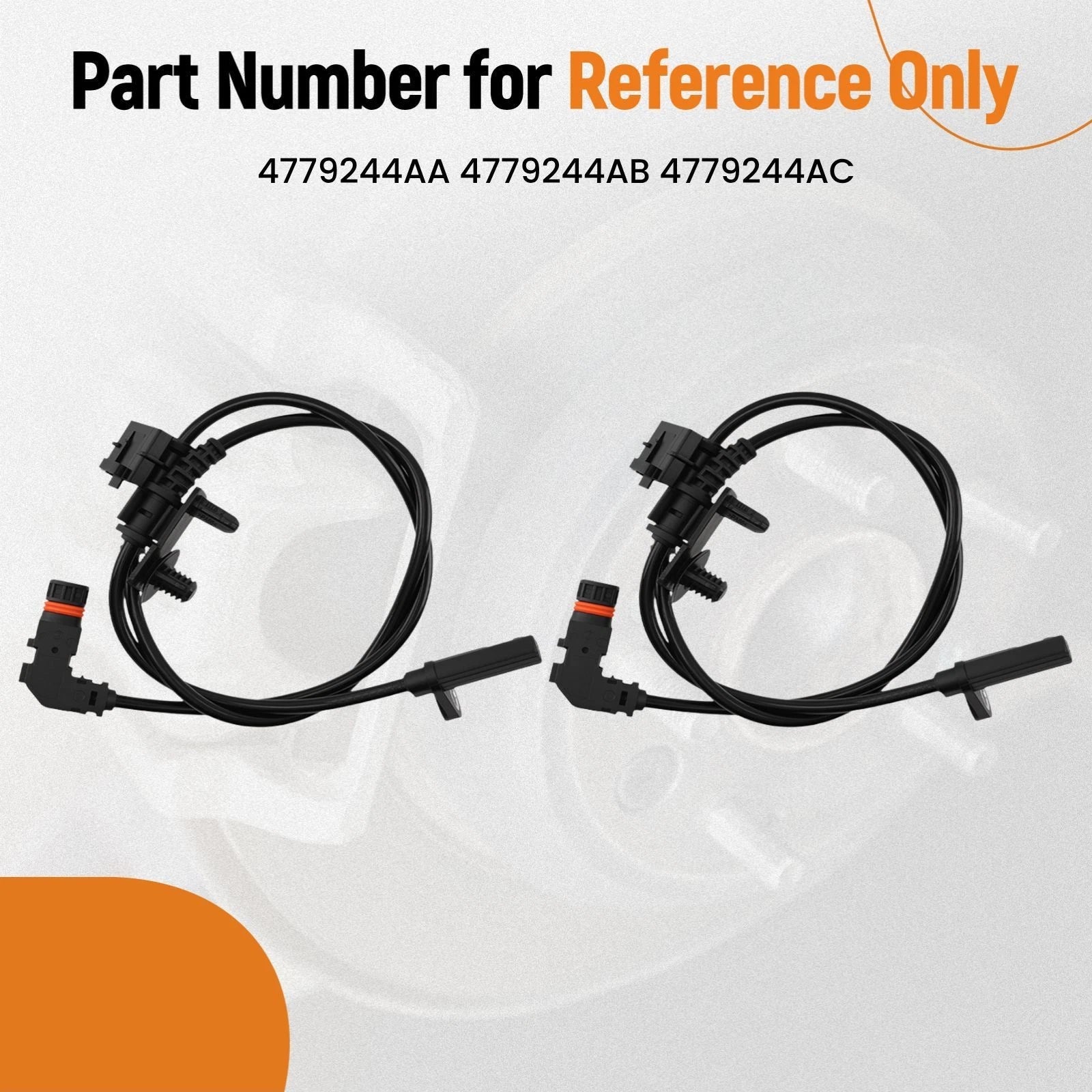 ABS Wheel Speed Sensor Set for Chrysler 300 Dodge Challenger