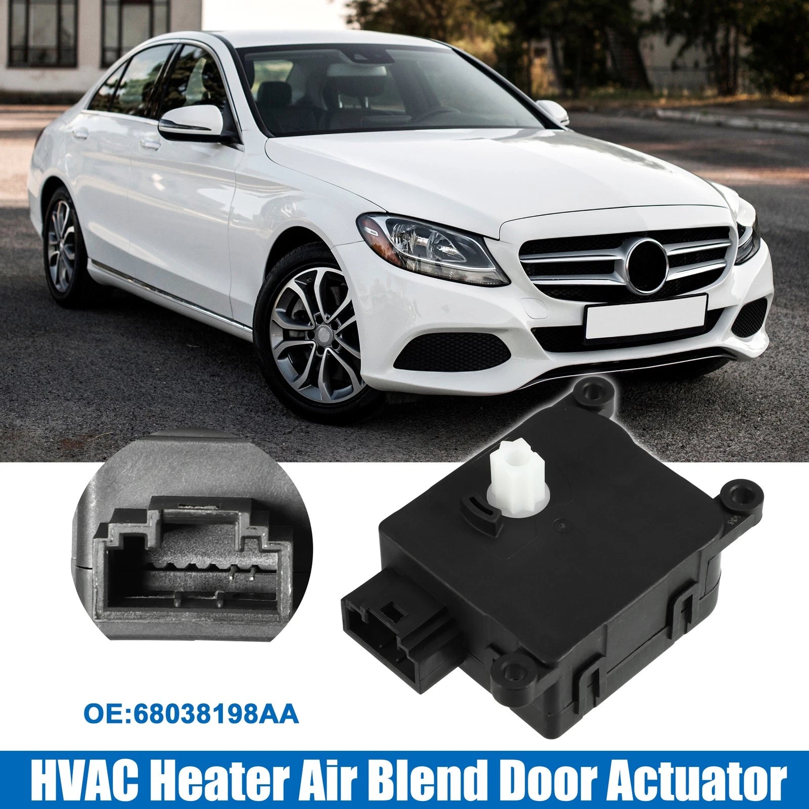 HVAC Heater Blend Door Actuator for Dodge Journey (2009–2019) No. 68038198AA