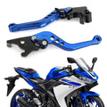 Brake Clutch Levers for Yamaha YZF R3 R25 MT 25 (2015–2017) Blue