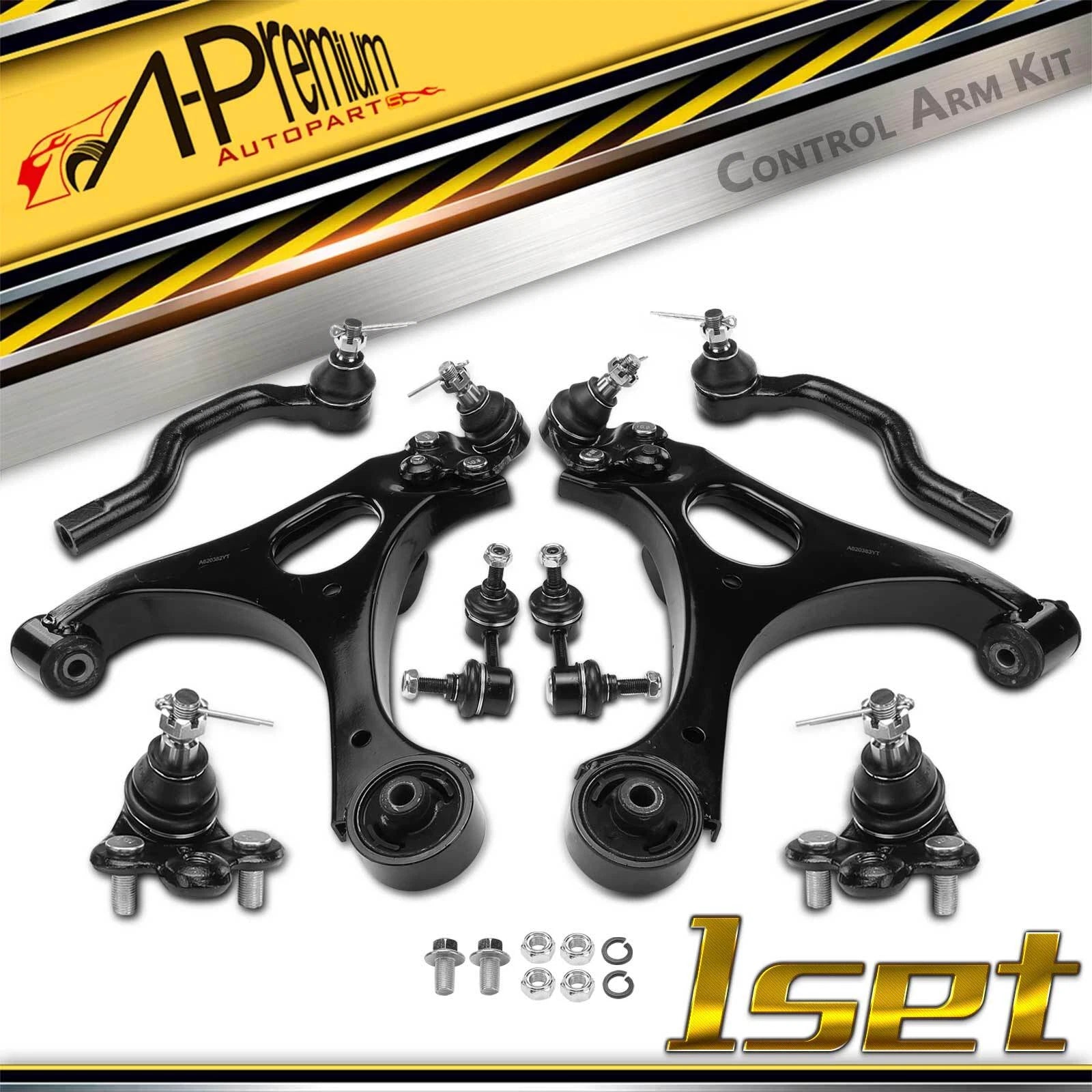 Set of 8 Front Lower Control Arm Stabilizer Bar Links for Honda Civic (2006–2011)
