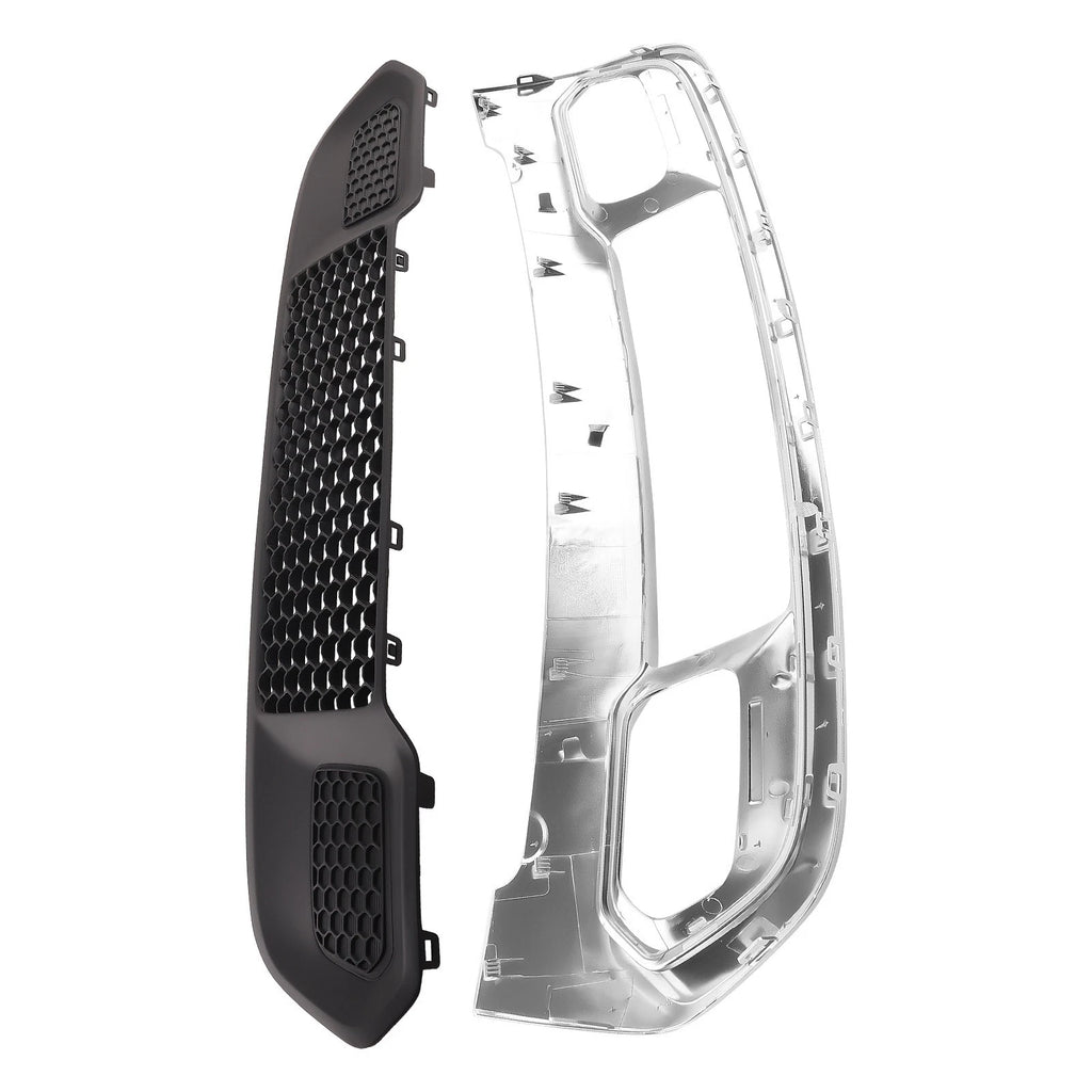 Front Bumper Grille + Chrome Frame for Jeep Grand Cherokee (2017–2022) 5ZM53SZ0AA