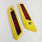 Saddlebag Latch Hinge Covers for Harley-Davidson Touring (2014–2023) - Industrial Yellow