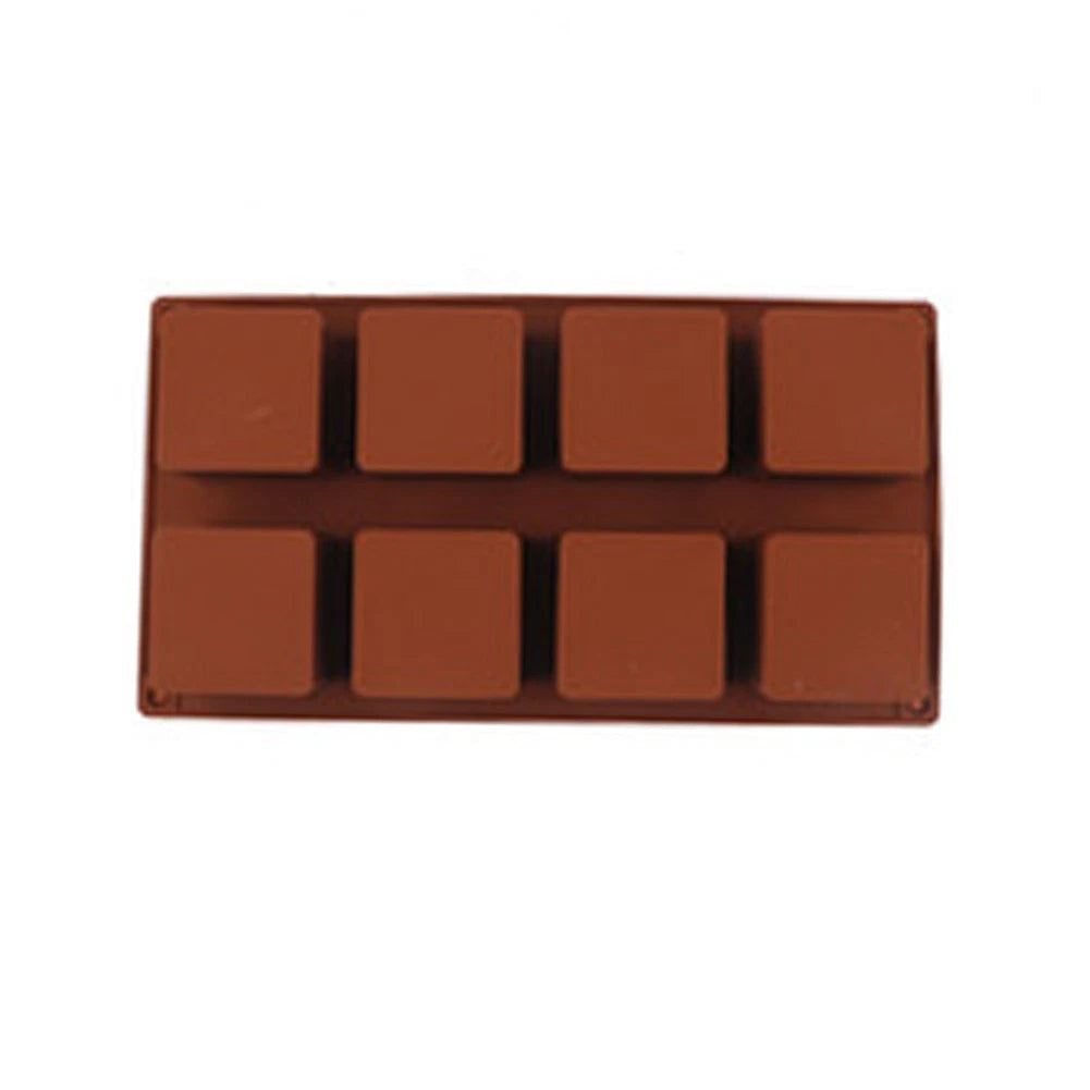 8 Compartment Silicone Baking Tool for Dessert Making (5.3 cm)
