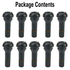 Set of 10 Heavy Duty TR413 Snap In Rubber Valve Tools for Tubeless Tyres