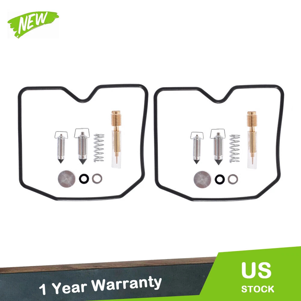2X Carburetor Repair Kit for Kawasaki ZL EX 250 EN VN 454 500 (1987–2006)