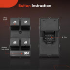 Power Window Switch for Chevy Malibu (2013-2015) and Cruze (2011-2012)