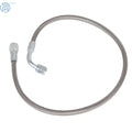 4AN 90 Degree Steel Braided Turbo Oil Feed Line for Universal (24")