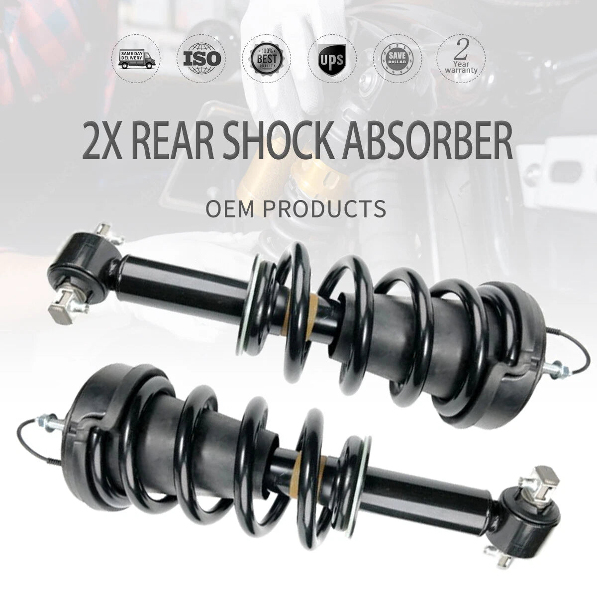 2X Front Shock Absorber Strut Assys 84176631 for Chevy Tahoe Suburban (2015–2020)