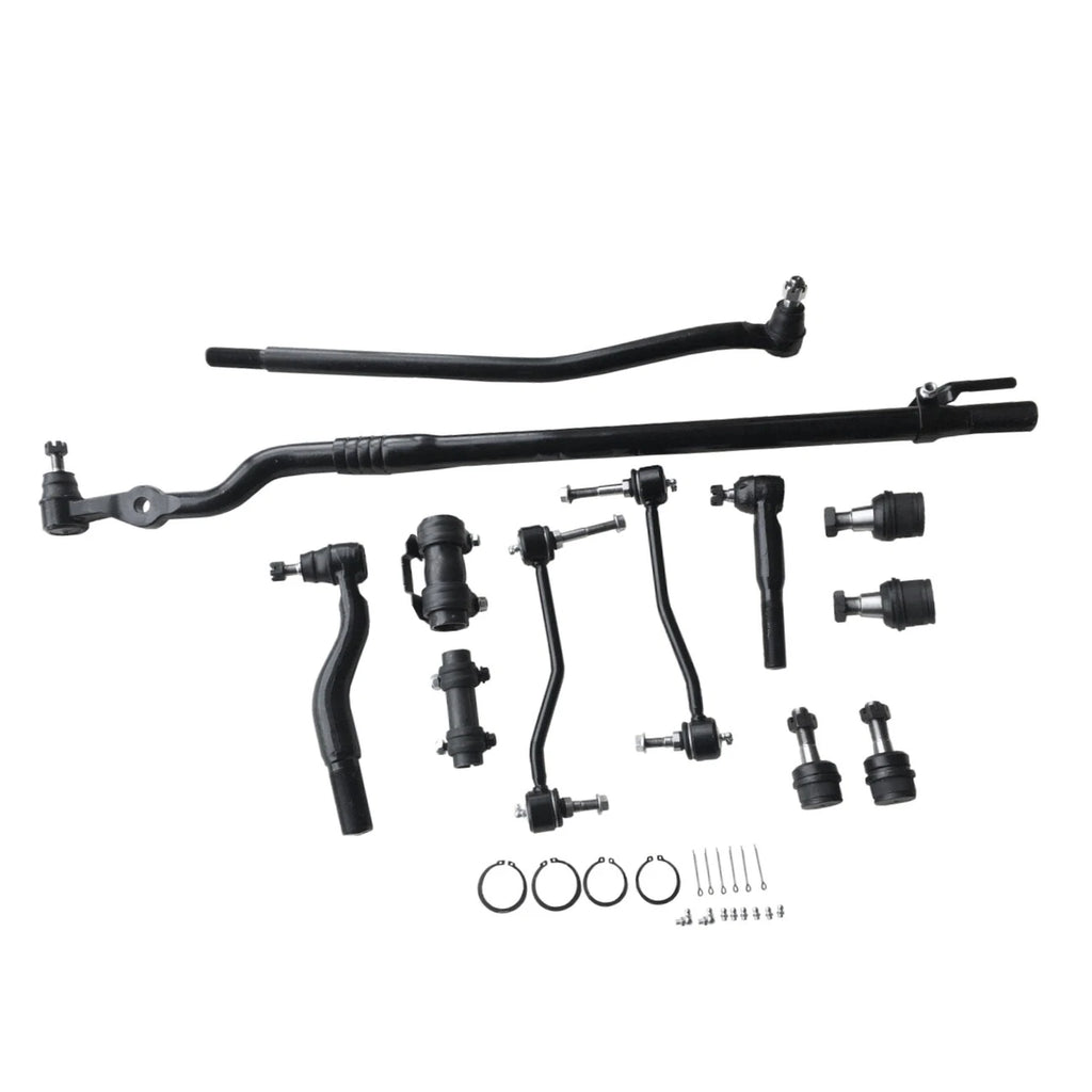 12pc Front Drag Sway Bar End Link Tie Rod for Ford F-250 SD (2000–2005)