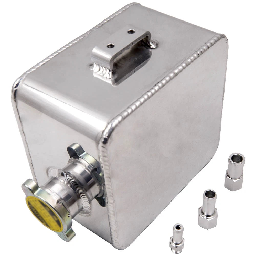 2.5L Aluminum Radiator Overflow Tank for Universal Fit (All Models)
