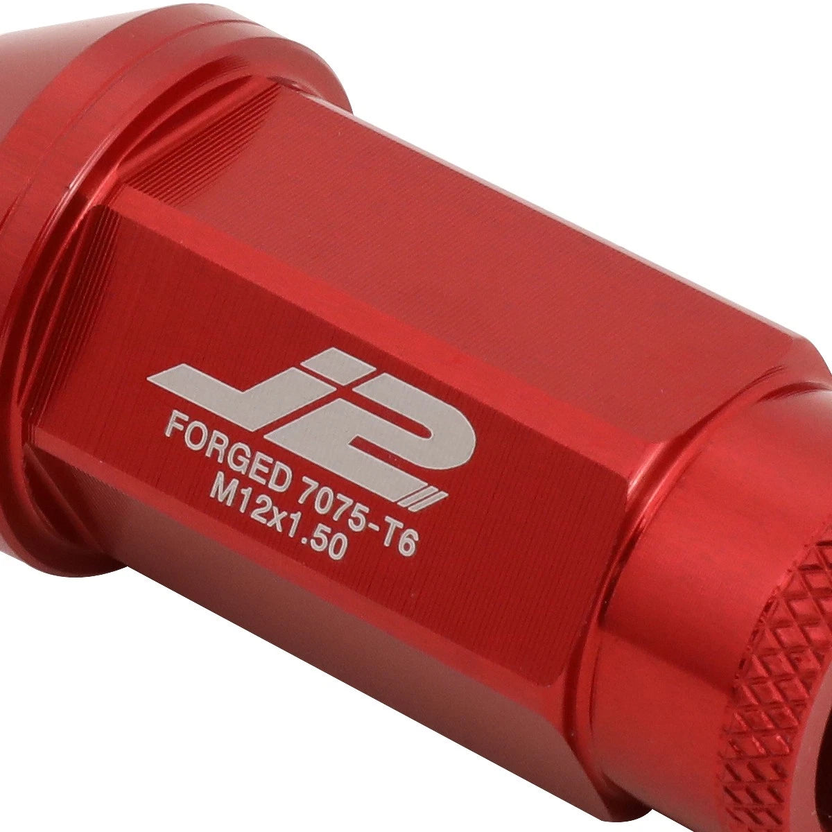 Set of 20 J2 7075 Forged Aluminum M12x1.5 Open-End Lug Nuts for Universal